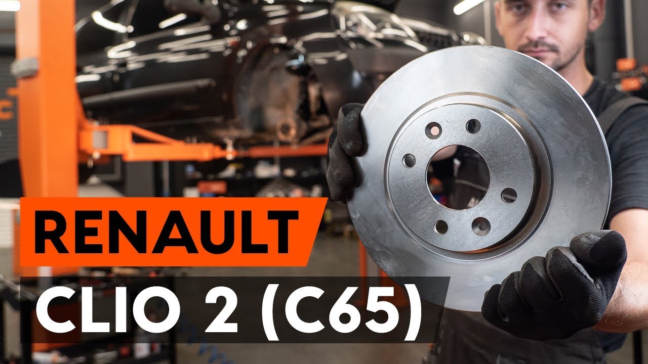 Kako zamenjati sprednjih zavorni diski na RENAULT CLIO 2 (C65) [VODIČ AUTODOC]