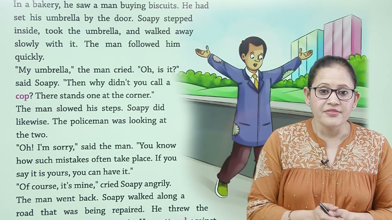Ch 19 | The Cop And The Anthem | My English Reader | Class 08 | Growing Mind | For children