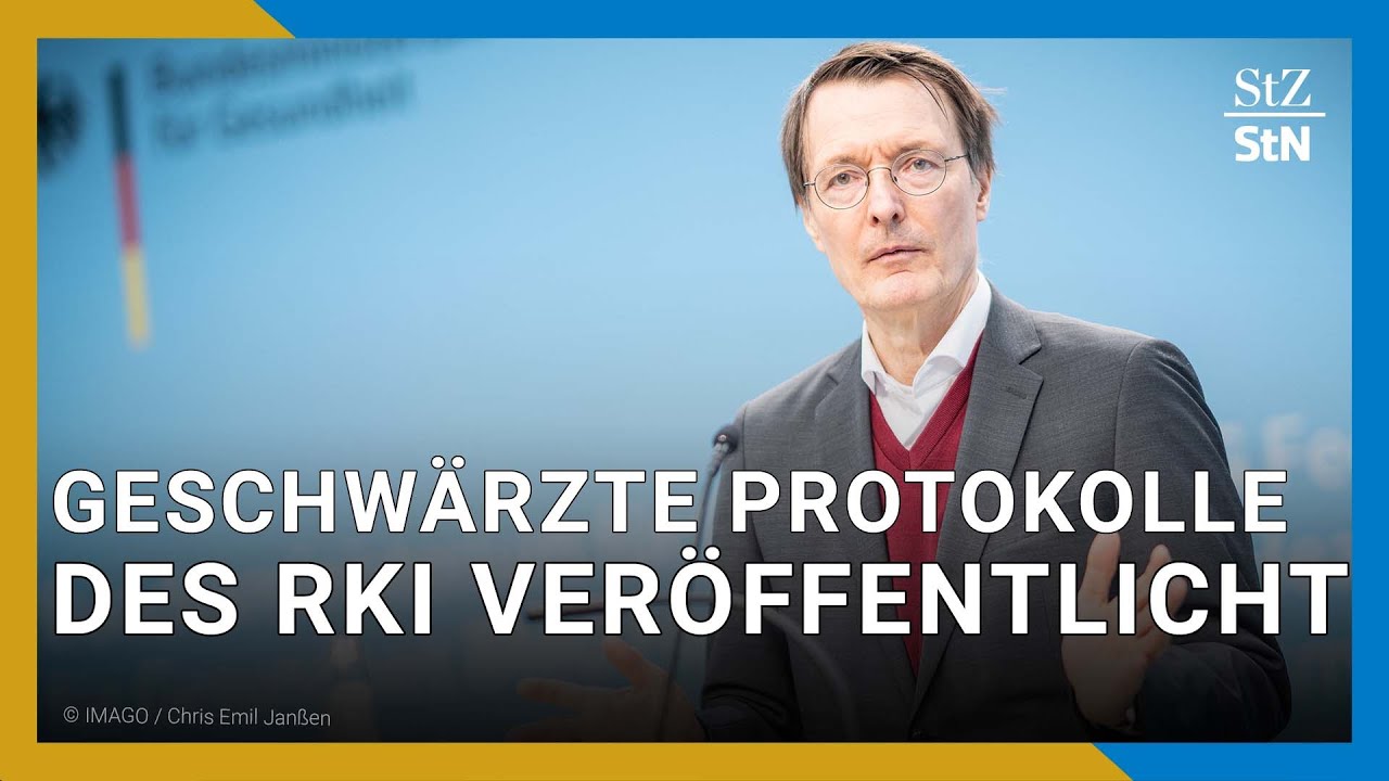 RKI-Protokolle: Lauterbach begr&uuml;ndet Schw&auml;rzungen | Forderungen nach Aufarbeitung