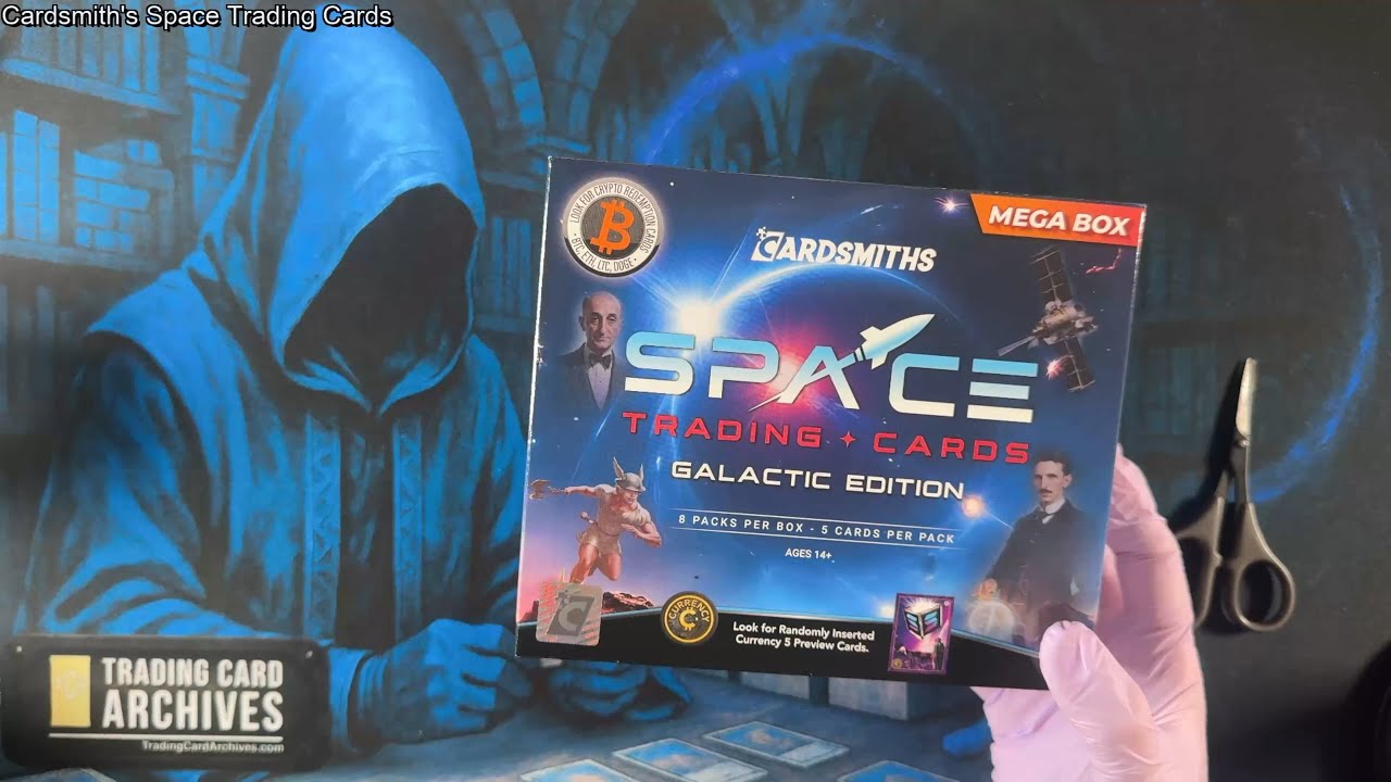 Mega Box Reveal: Cardsmiths Galactic Edition Trading Cards + Chance at Bitcoin!
