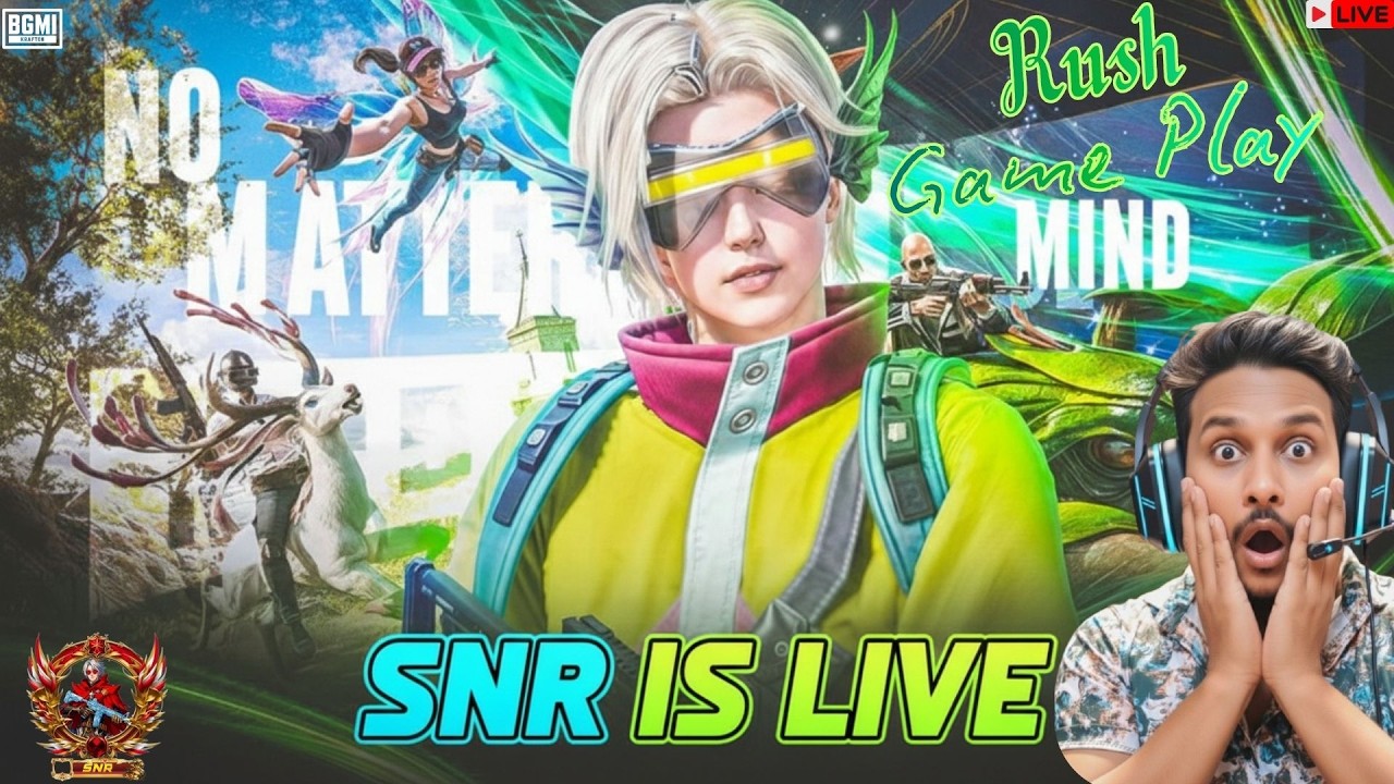 SNR SHOCKED😱😱😱ONLY RUSH GAME PLAY💥💥😈 | SNR IS LIVE |😈TAMIL LIVE😈FACE CAM