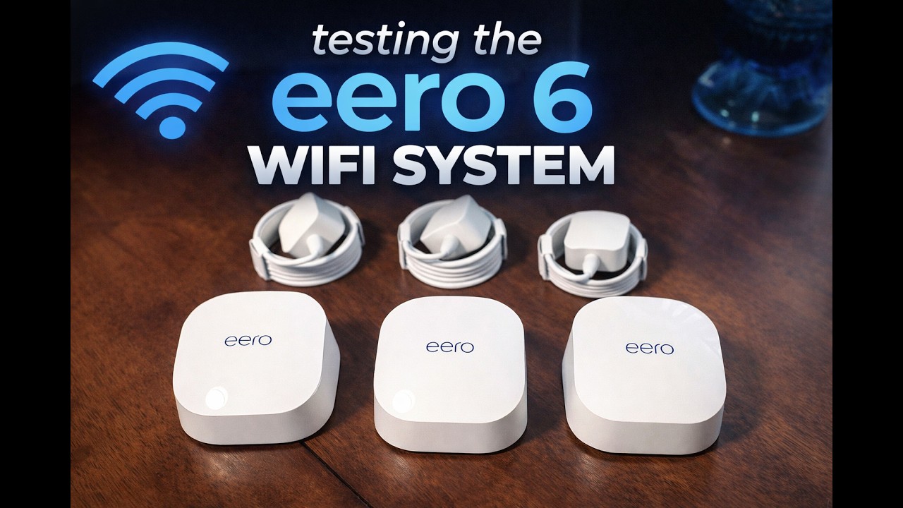 Тестирование двухдиапазонной Mesh Wi-Fi системы Eero 6 до и после использования с оптоволокном AT&T.