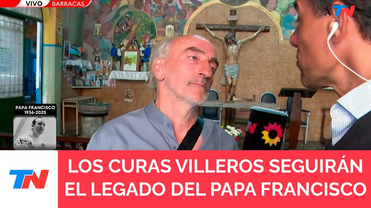 Los curas villeros sienten el dolor de la pérdida del papa Francisco pero continuarán con su legado