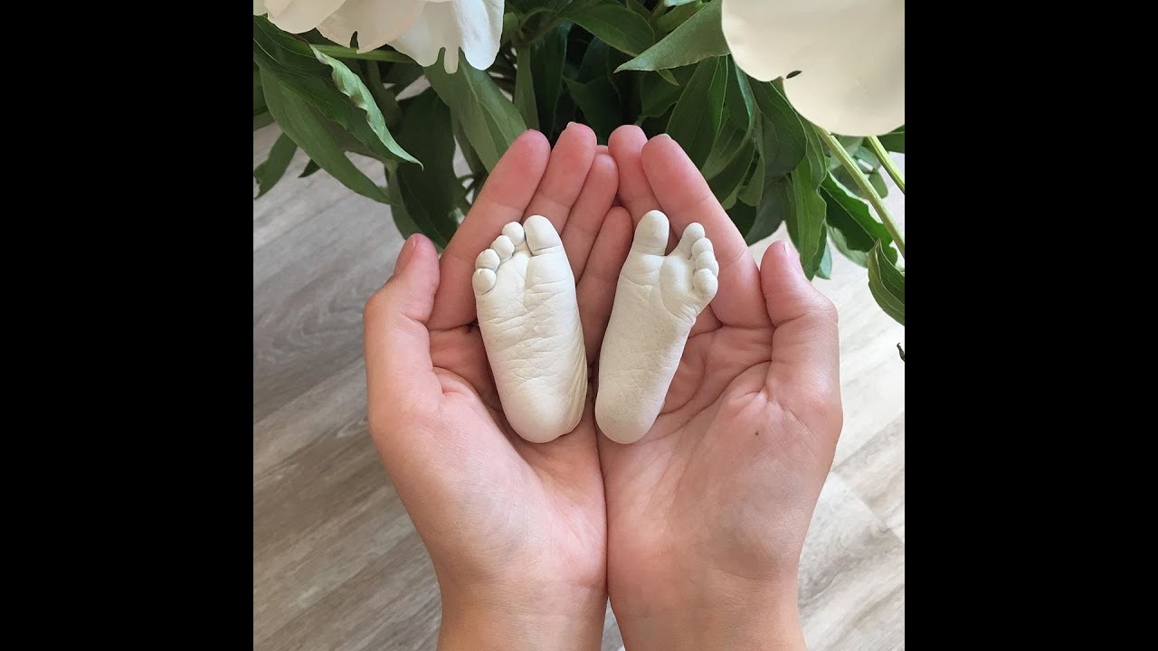 Baby Newborn Moulding Casting Instructions, Handprint, Footprint
