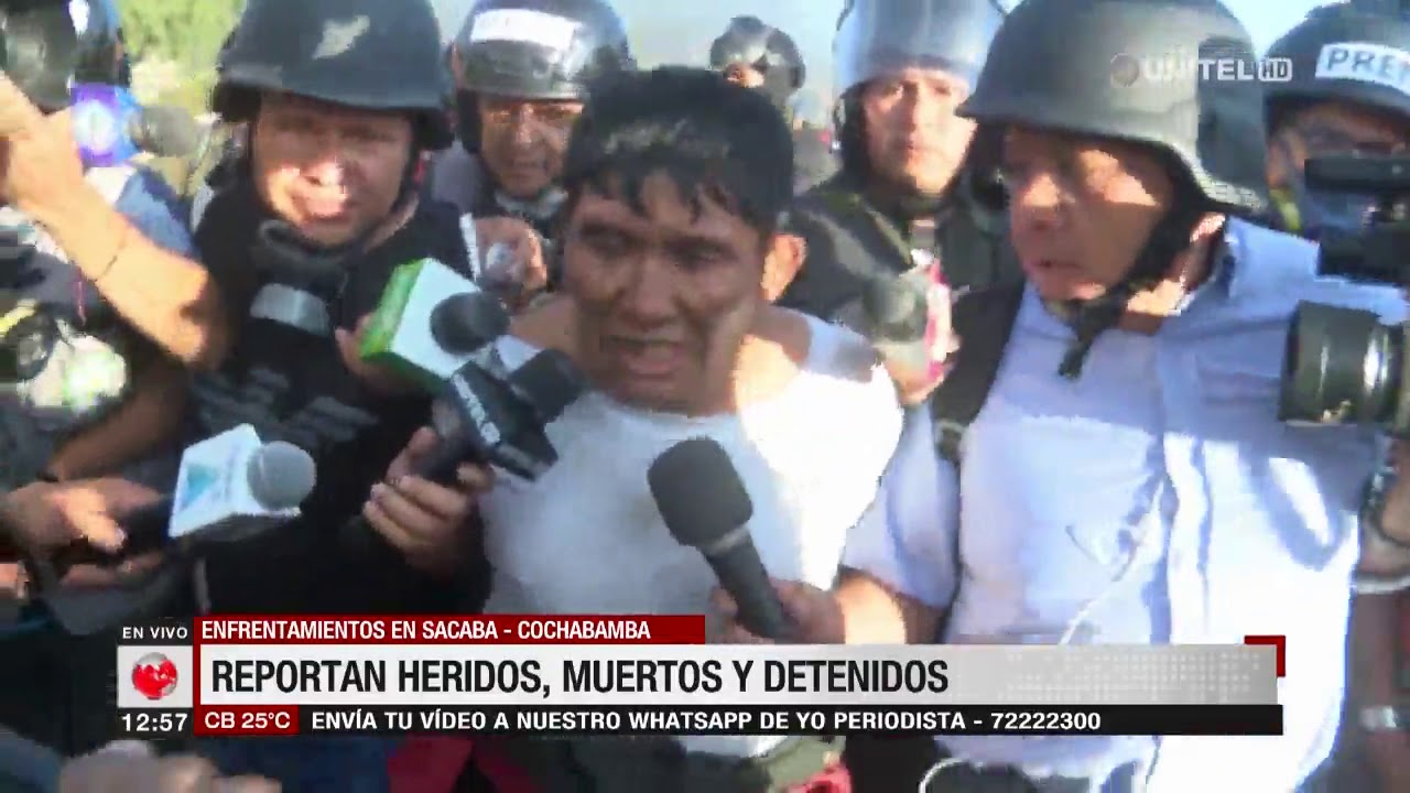 Tras enfrentamientos en Sacaba, hubo muertes, heridos y varios detenidos