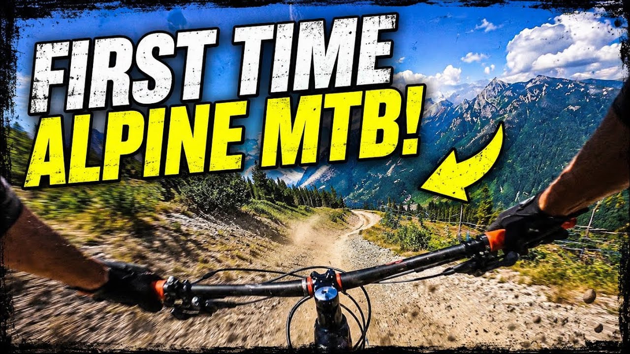 My first time alpine mountain biking