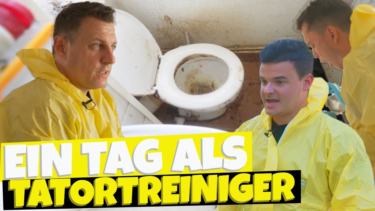 Tim muss sich übergeben.. MESSI WOHNUNG! Ein Tag als Tatortreiniger! 1/2
