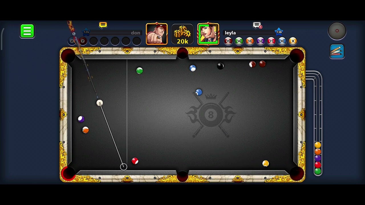 don vs Leyla 8 ball pool game! LAS VEGAS full house. 😁😆😅😂#maestro8ballpool#pool1 #gaming #8ballpool 