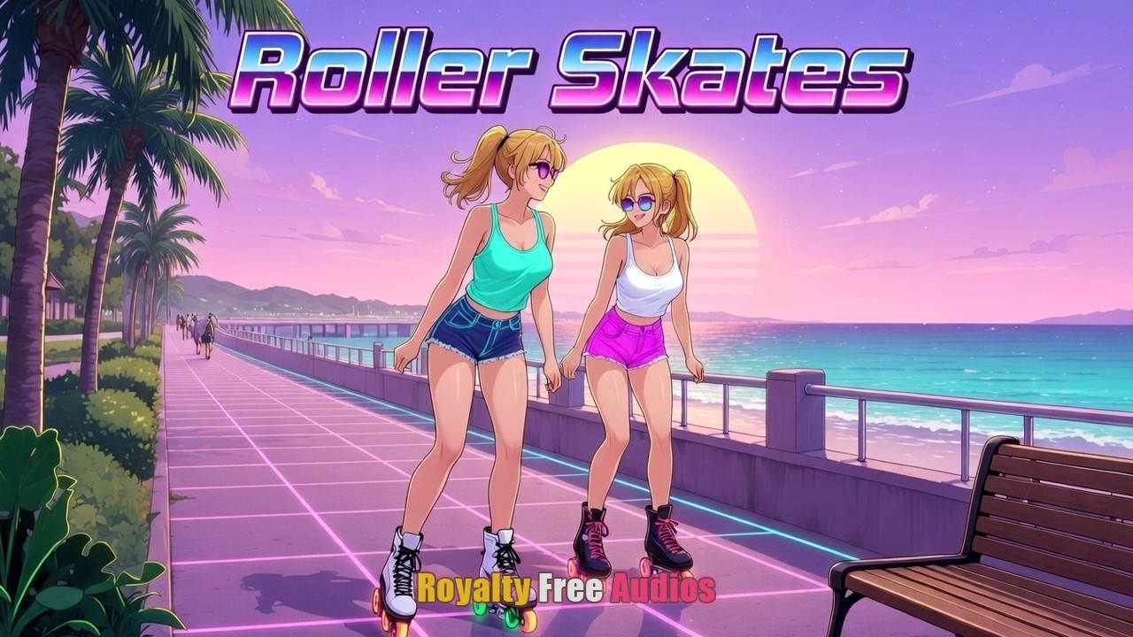 Roller Skates - RETROWAVE MUSIC Royalty Free | No Copyright