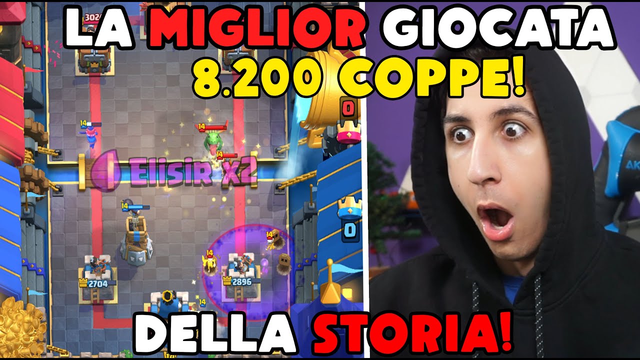 SESTO al MONDO! La MIGLIOR GIOCATA della STORIA di CLASH ROYALE! | Clash Royale ITA
