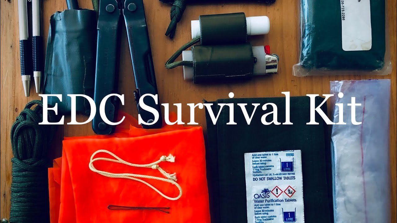 EDC Survival Kit - Military Every Day Carry Survival Kit!!