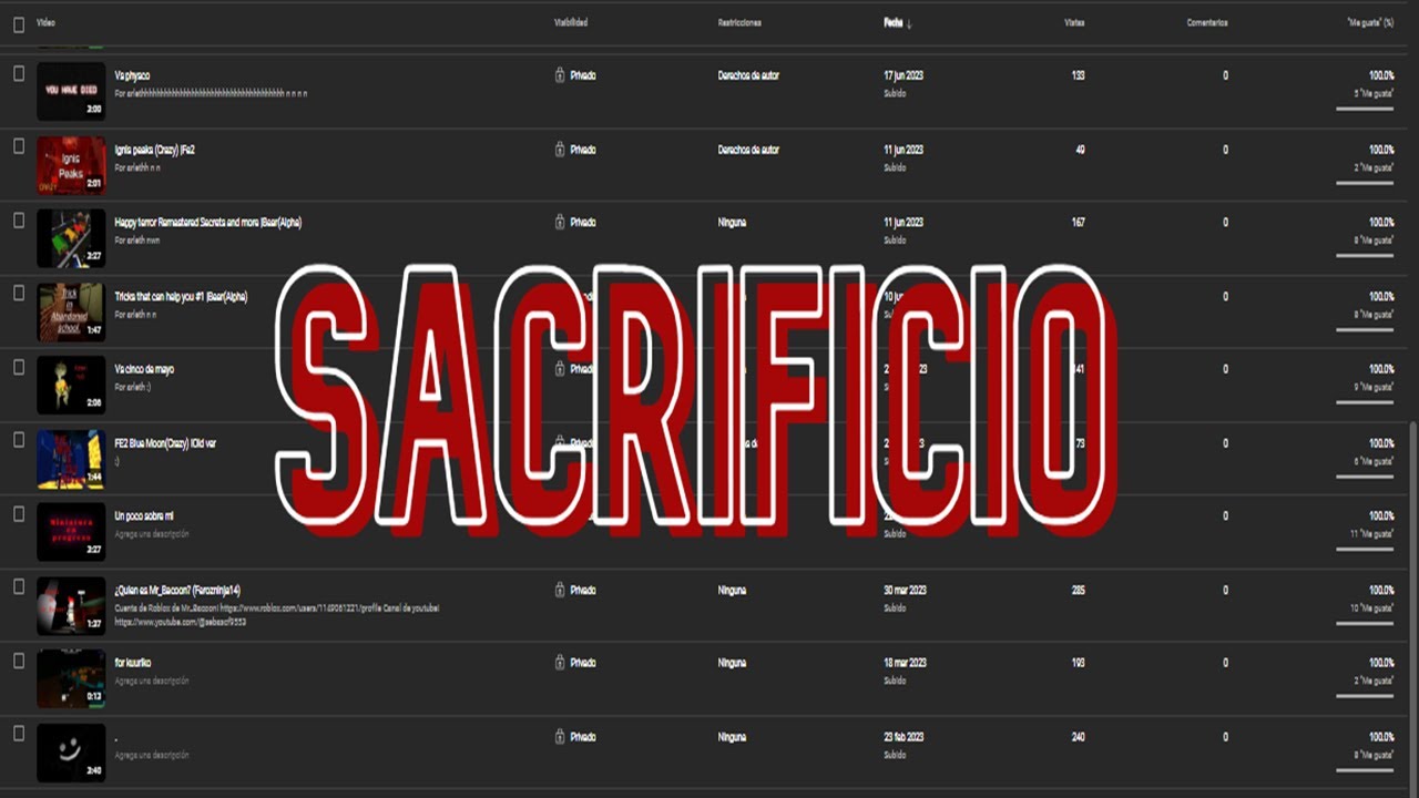 SACRIFICIO // Bear(alpha)