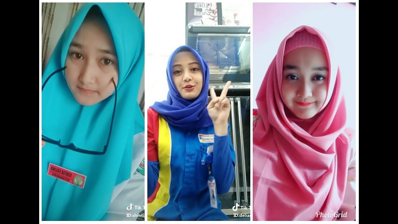 Woww!!! Cantiknya Kebangetan. Kumpulan Tik Tok Cewek Cantik Berhijab Terbaru 2018
