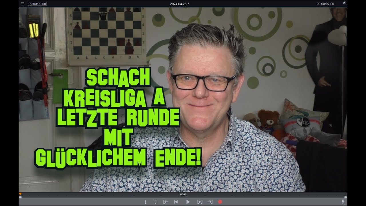 Schach Kreisliga A - Letzte Runde mit glücklichem Ende!