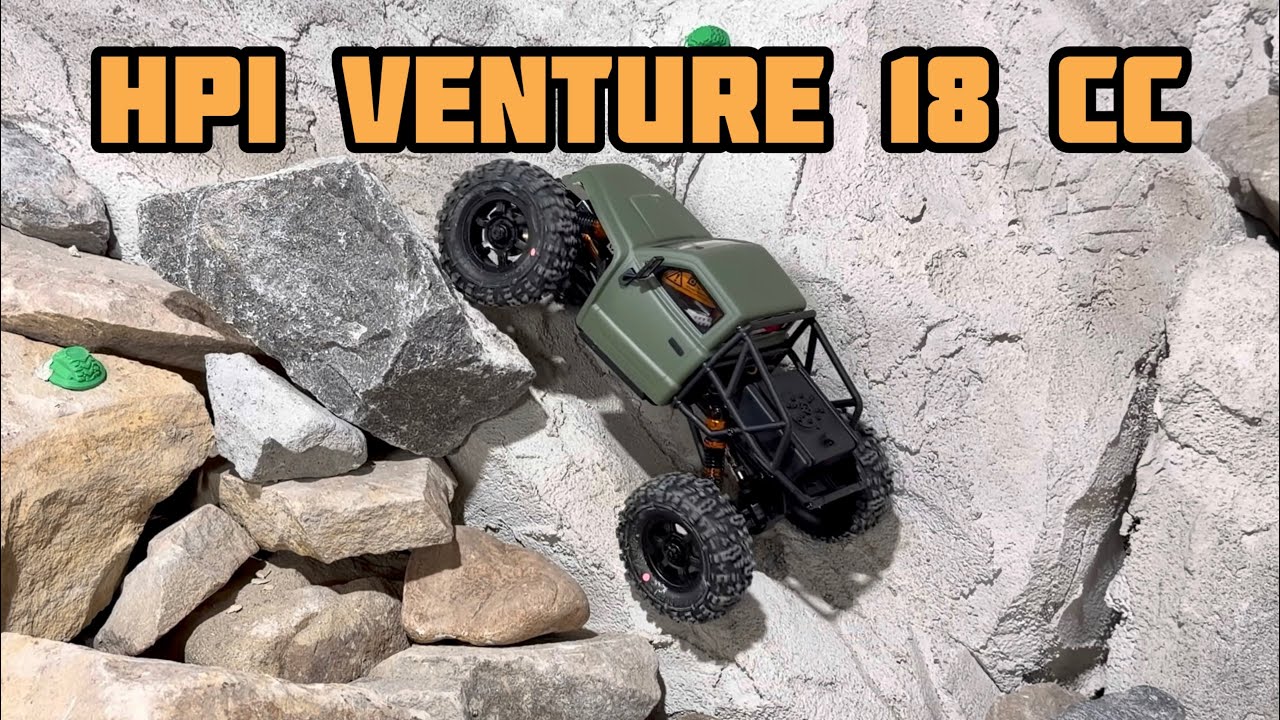 Первый взгляд и обзор гусеничного робота Hpi Venture 18 CC Competition Crawler