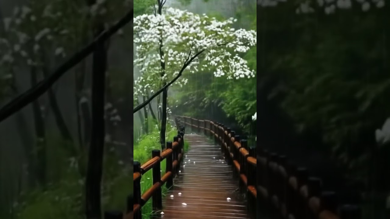 Natural Rain Sounds for Sleeping | Cozy Window Rain | 10 Hours | Relax & Fall Asleep Fast 🌧️💤