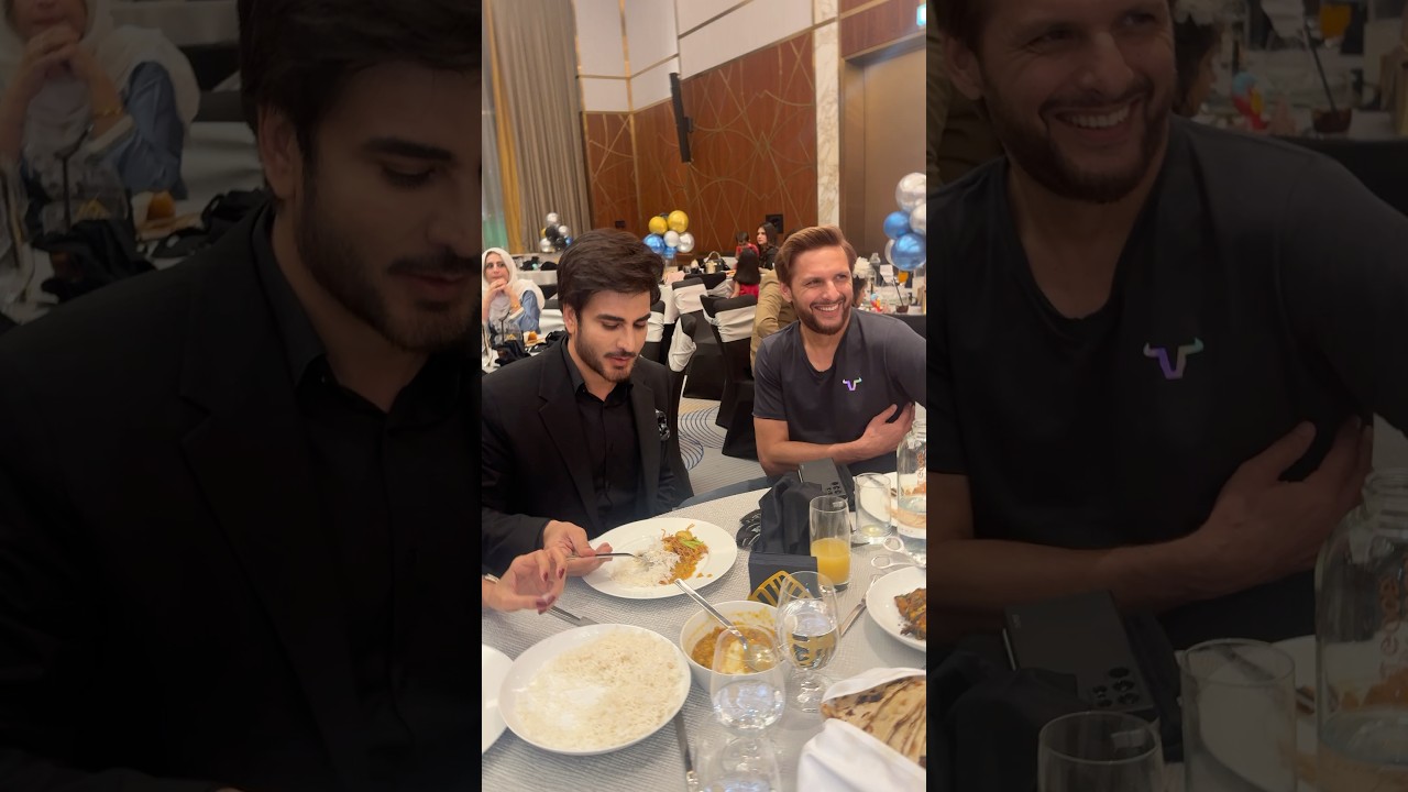 With Shahid Afridi , Sadia Khan and Umer Akmal un Dubai.