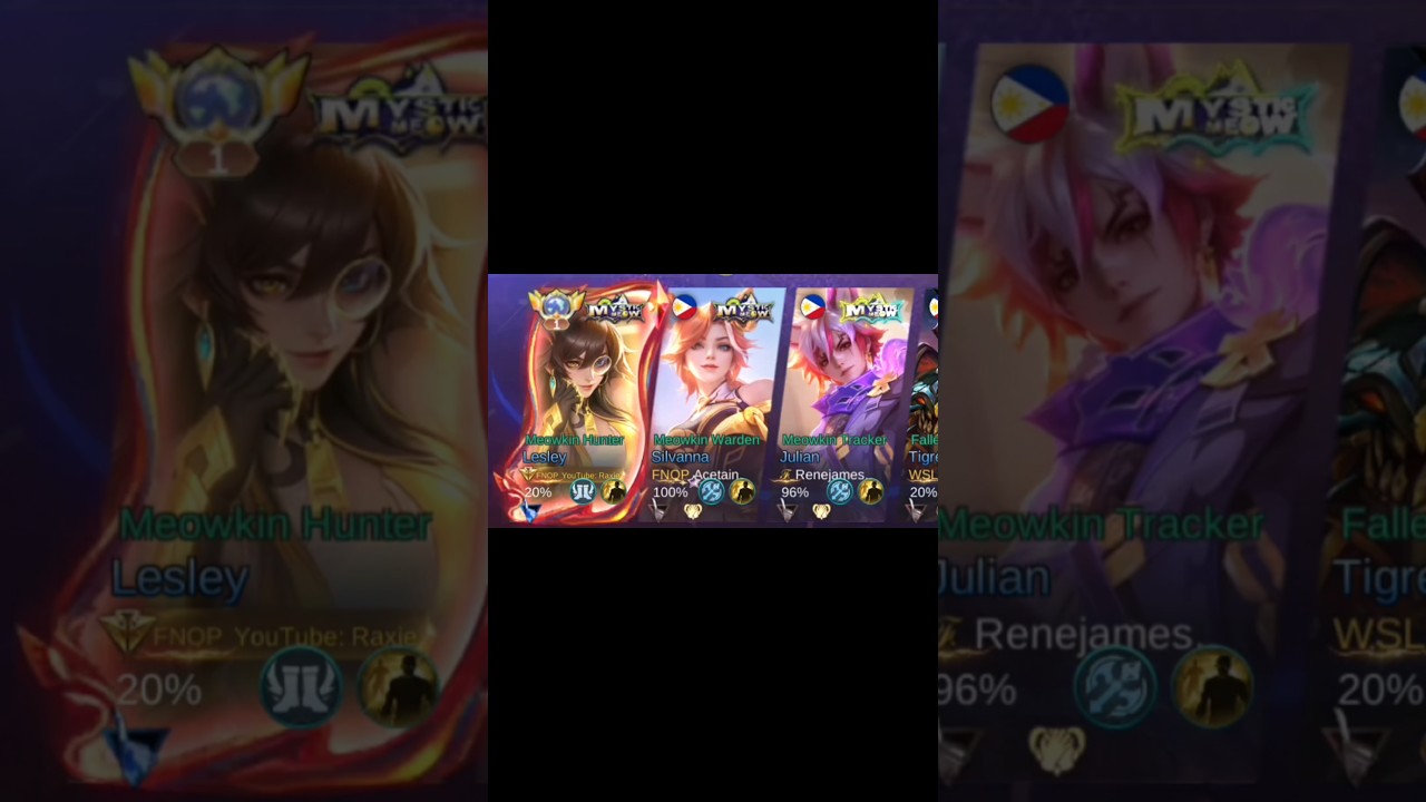 All 3 Meowkin Skin in One Team!!😻✨