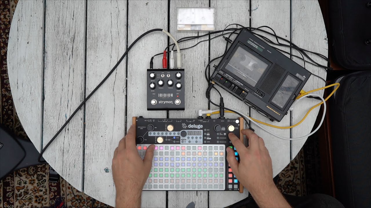 Side B | Two ambient songs with the Synthstrom Deluge, Marantz PMD430, and guitar