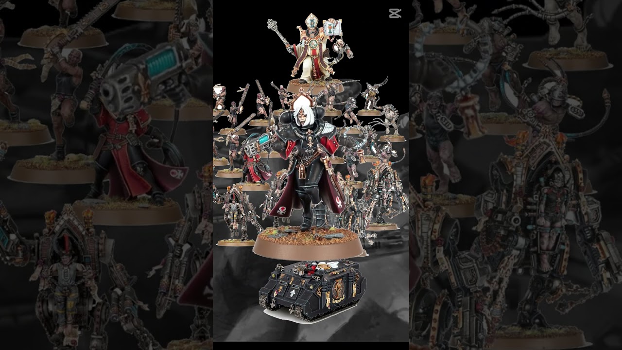 Improving SOB Penitent Crusader Host box, Improving Battleforce Boxes Part 3  #warhammer40k#sob