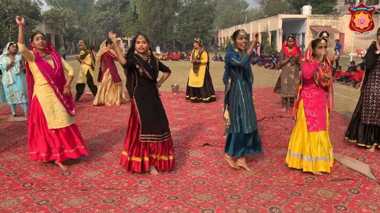 Gidha Performance by Senior Secondary Girls At Annual Sports Meet 2022.