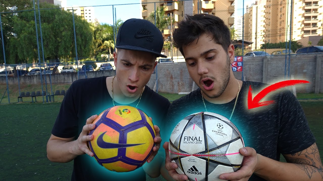 NIKE vs ADIDAS - QUAL BOLA DE FUTEBOL É A MELHOR?!