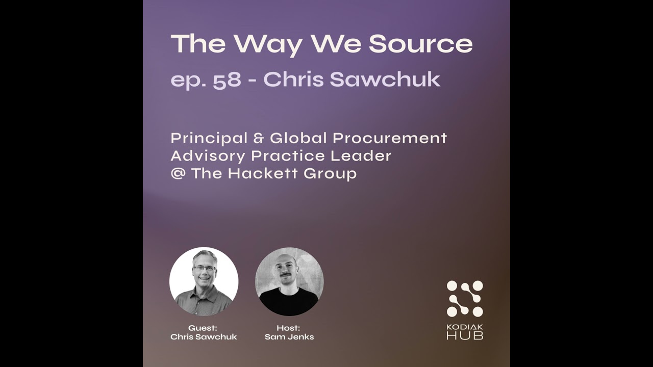 58. Chris Sawchuk, Principal & Global Procurement Advisory Practice Leader @ The Hackett Group