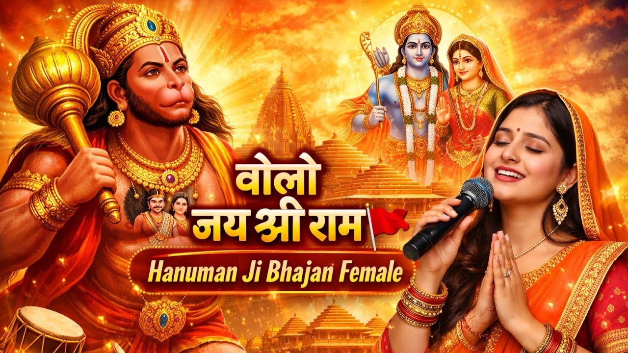 बोलो जय श्री राम 🚩  Hanuman Ji Bhajan Female Hanuman Ji × Shri Ram Bhajan #ram #hanumanbhajan#bhajan