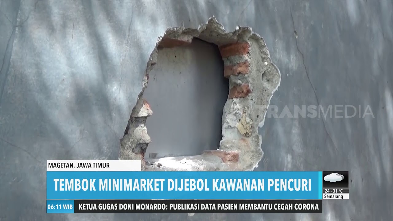 Tembok Minimarket Dijebol Kawanan Pencuri | REDAKSI PAGI (14/07/20)