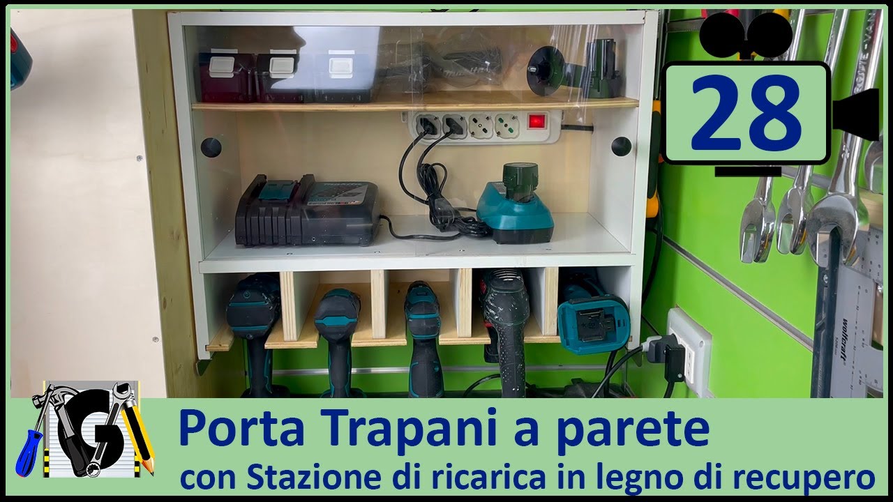 Porta Trapani a parete in legno di recupero fai da te