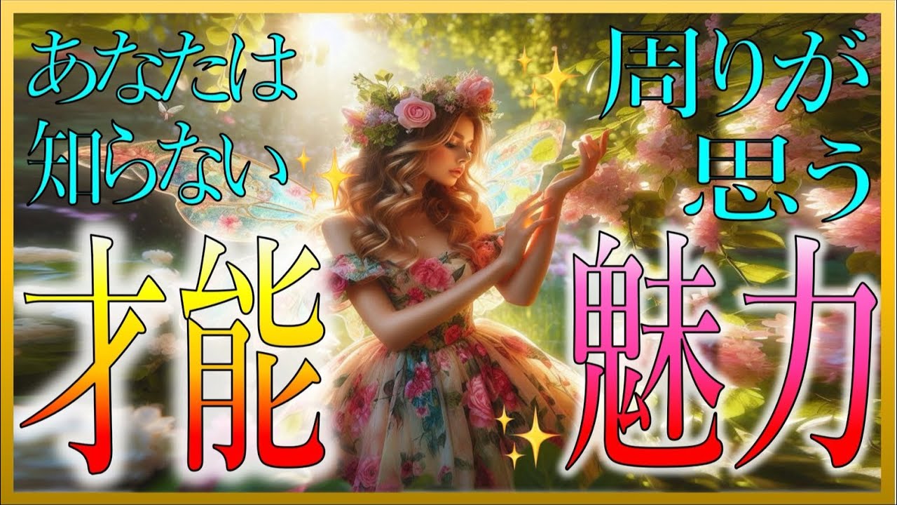 【あなた様はまだ知らない才能と魅力が解禁されます😲✨】あなたがまだ知らない、周りが思うあなたの才能と魅力💕【タロットカード/オラクルカード/ルノルマンカード】