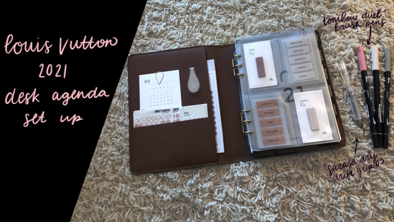 Louis Vuitton Desk Agenda: 2021 Setup
