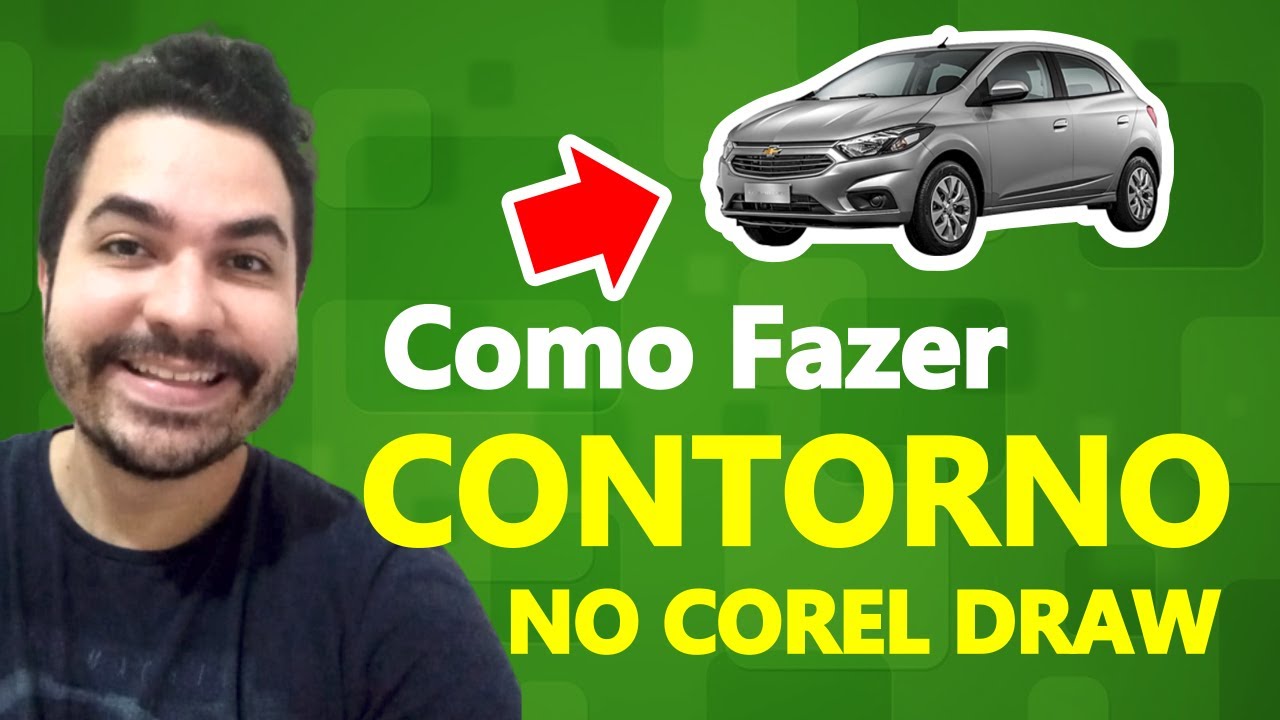 Como Fazer CONTORNO no COREL DRAW - Inclusive em Imagens - MUITO FÁCIL E RÁPIDO