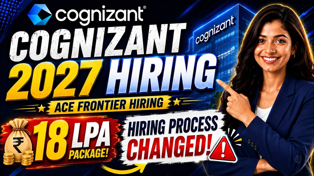 Объявлен набор в Cognizant 2027 🔥 До 18 лакхов в год | Ведущий фронтенд-инженер | Полный процесс ...