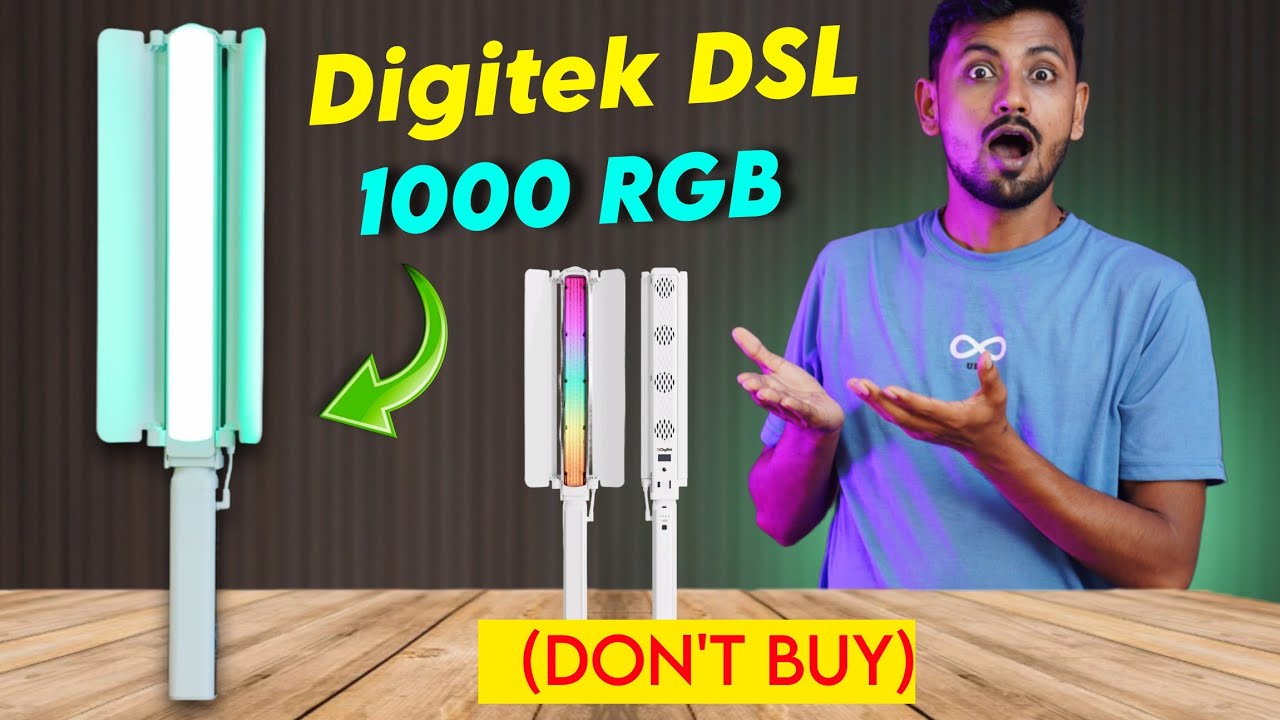 Digitek(DLS-1000 RGB) Detailed Review 🔥 RGB Stick Light 💀 Best RGB Stick Light in 2025🔥✅