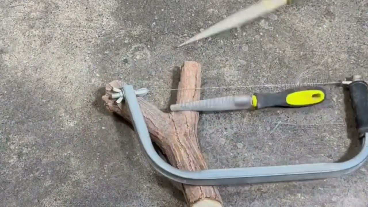 DIY Slingshot - How to Make a Slingshot Natural Wood #howtomakeaslingshot #diyslingshot 29425