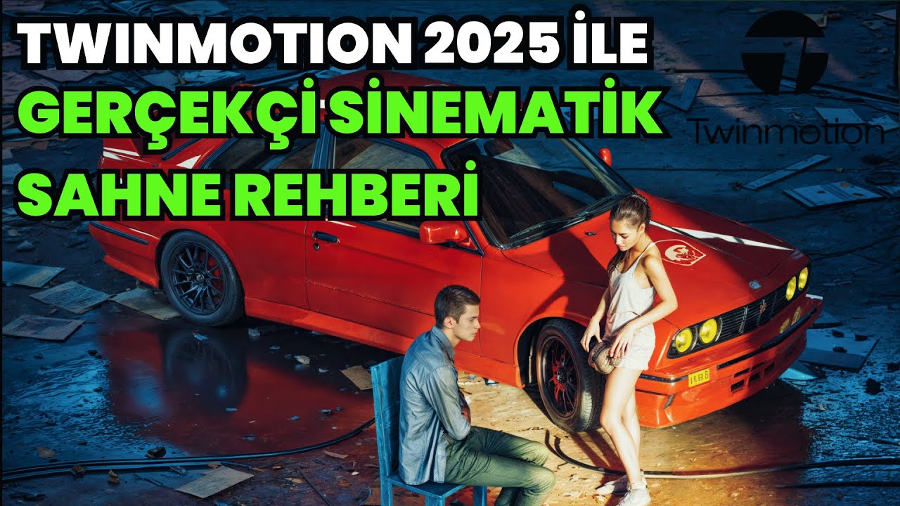 Mimarlar için Twinmotion 2025 ile Gerçekçi Sinematik Sahne Rehberi ! #mimariproje  #mimari