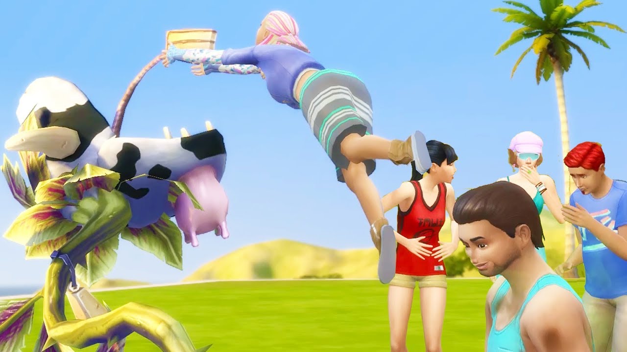Я построил дом, который убивает людей ради еды — The Sims 4