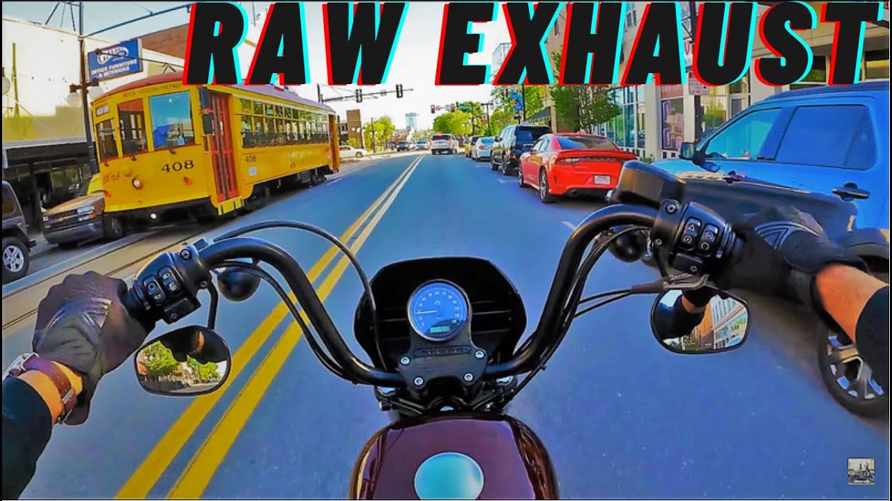 Late Afternoon Ride | Harley Davidson Sportster Iron 1200 (Pure Engine Sound)