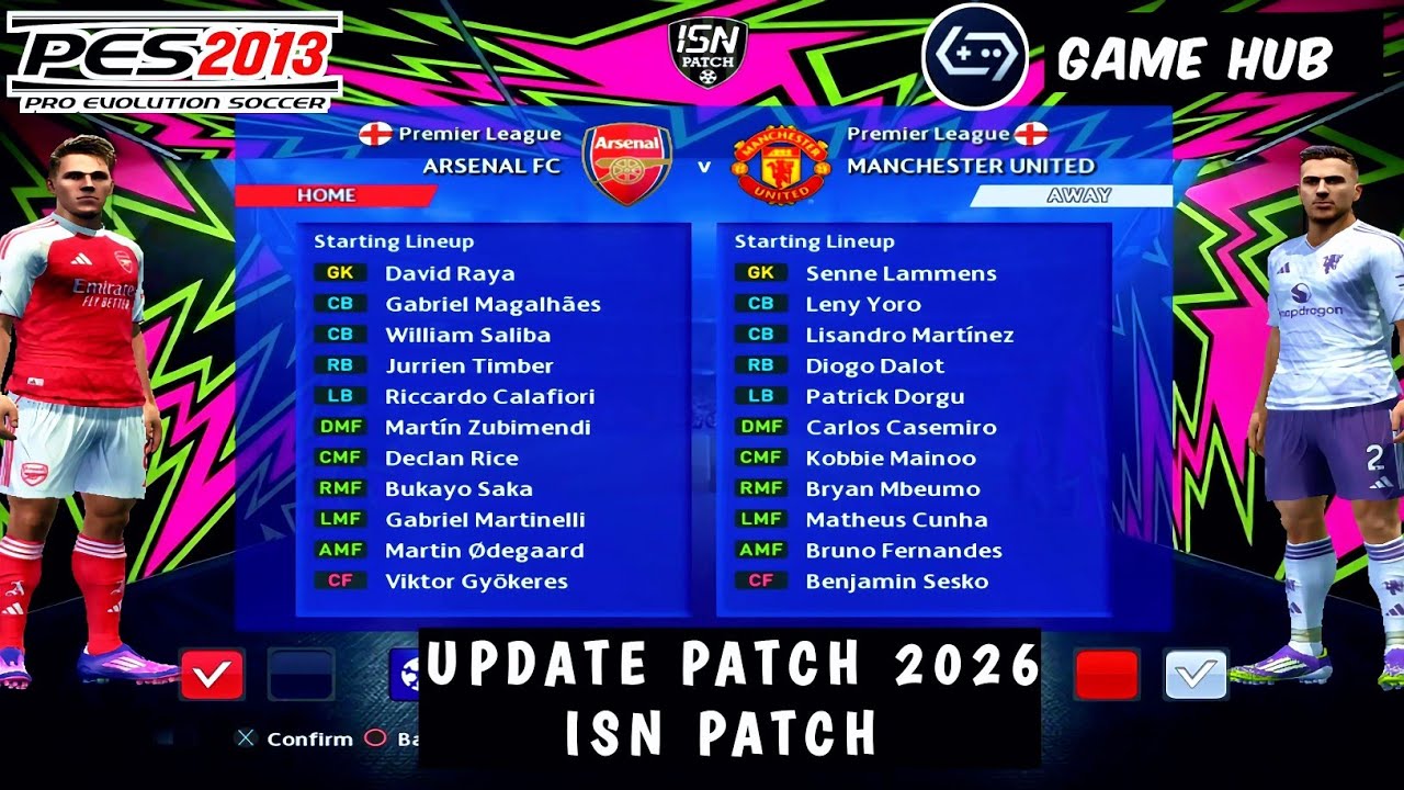 Mudah banget.!! PES 2013 Update Patch 2026 ISN Patch di Emulator PC Game Hub Android (Full Step)