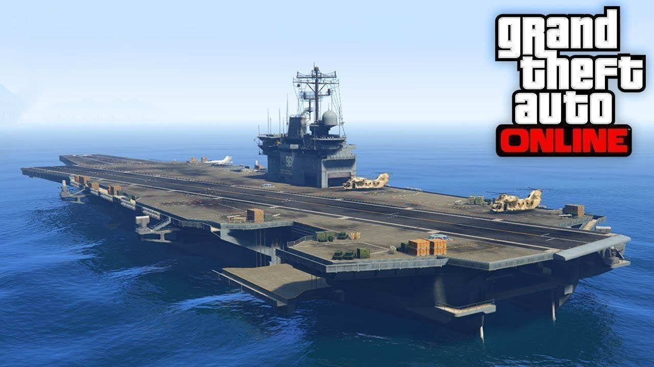 Abandoned Aircraft Carrier  Secret Location  GTA V