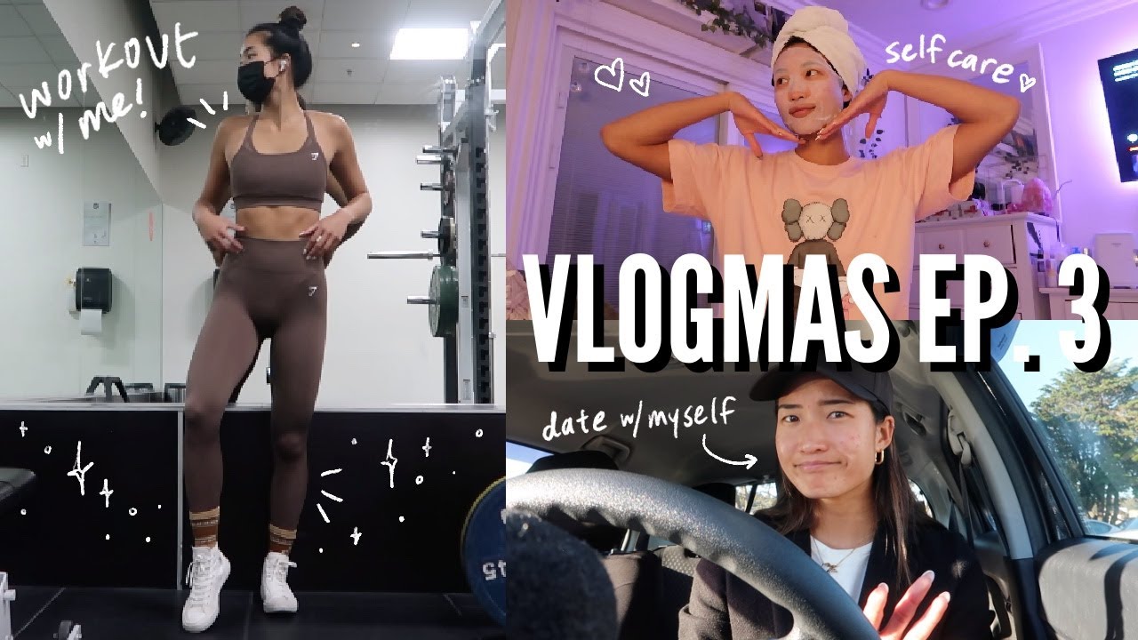 KRISMAS EP. 3 | Workout with Me *full workouts* + Taking Myself on a Date 🤍