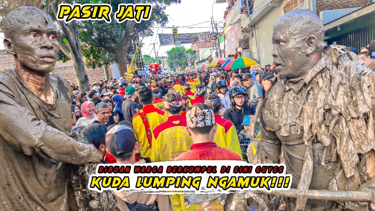 KUDA LUMPING NGAMUK!!! RIBUAN WARGA KENA AMUKANNYA - Seni Benjang Mekar Budaya Pasir Jati