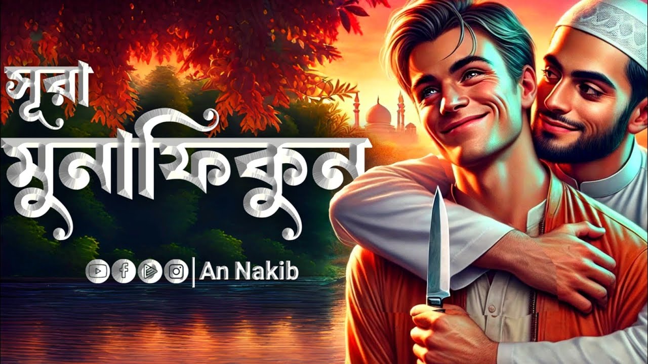 সূরা মুনাফিকুন - মুনাফিকদের সতর্কবার্তা | Surah Munafiqun beautiful Recitation  | An Nakib