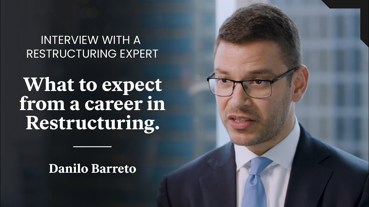 Considering a Career in Restructuring? Watch this!