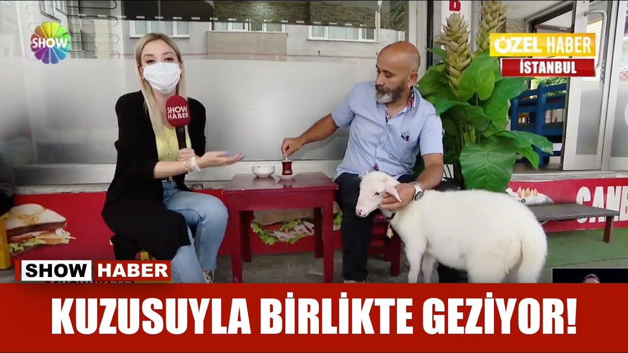 Kuzusuyla birlikte geziyor!