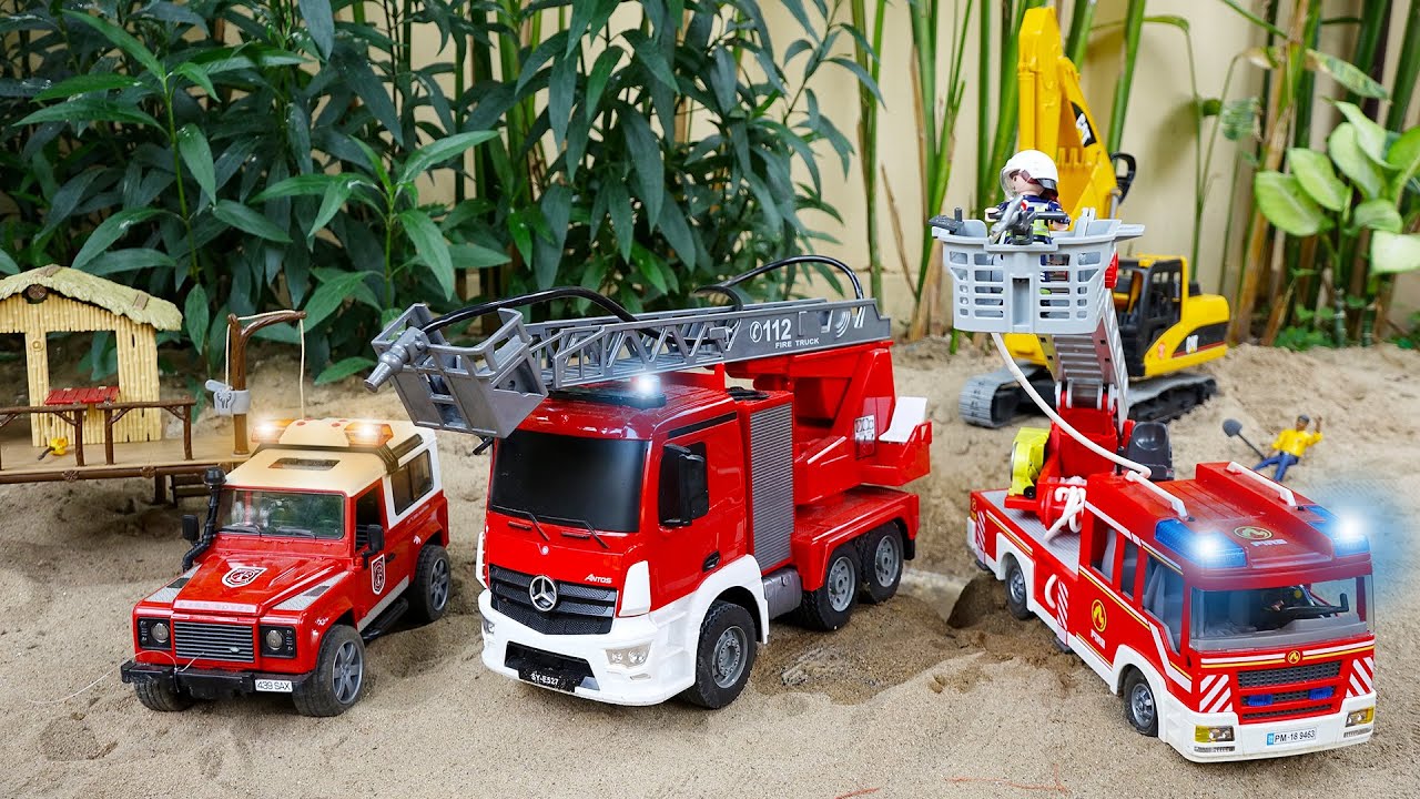 пожарная машина, спасательная машина, игрушка для детей Fire Truck Rescue Car Toys
