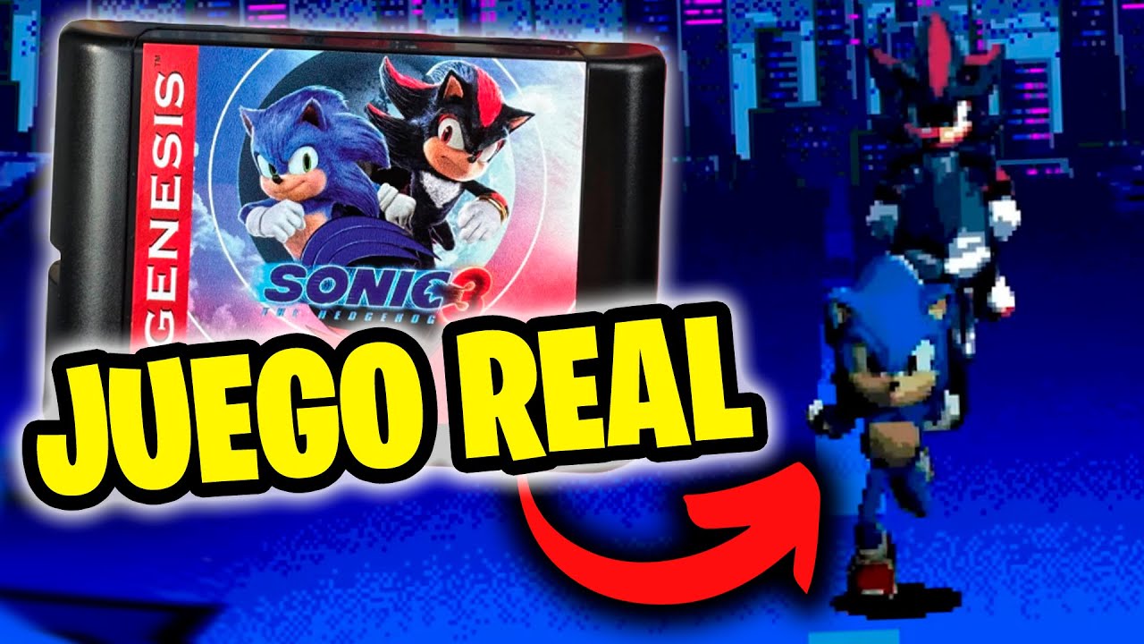 PARAMOUNT HIZO UN JUEGO REAL DE SONIC 3 LA PELICULA