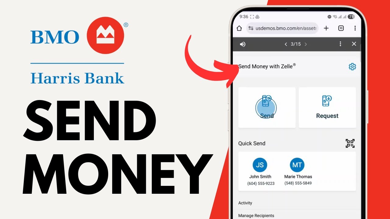 How to Send Money with BMO Harris Zelle?