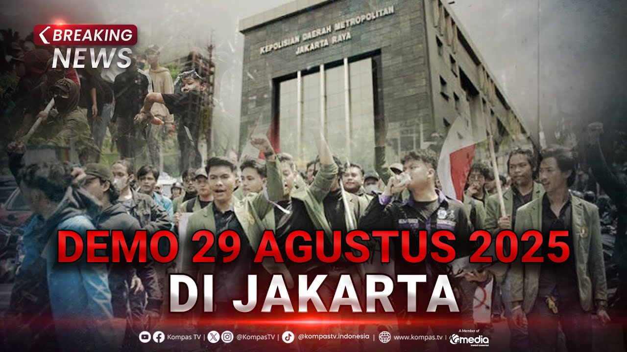 BREAKING NEWS - Situasi Terkini Demo 29 Agustus 2025 di Polda Metro Jaya & Kwitang Jakarta